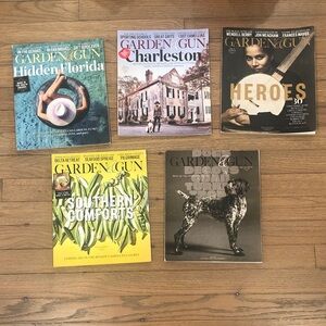 Lot of Garden & Gun Magazines December 2019 to November 2020